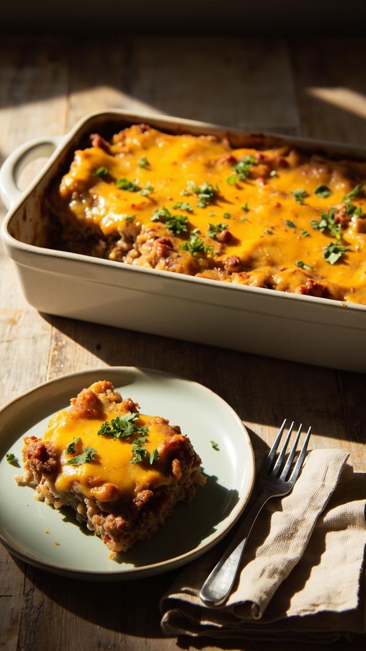 Hamburger Potato Casserole