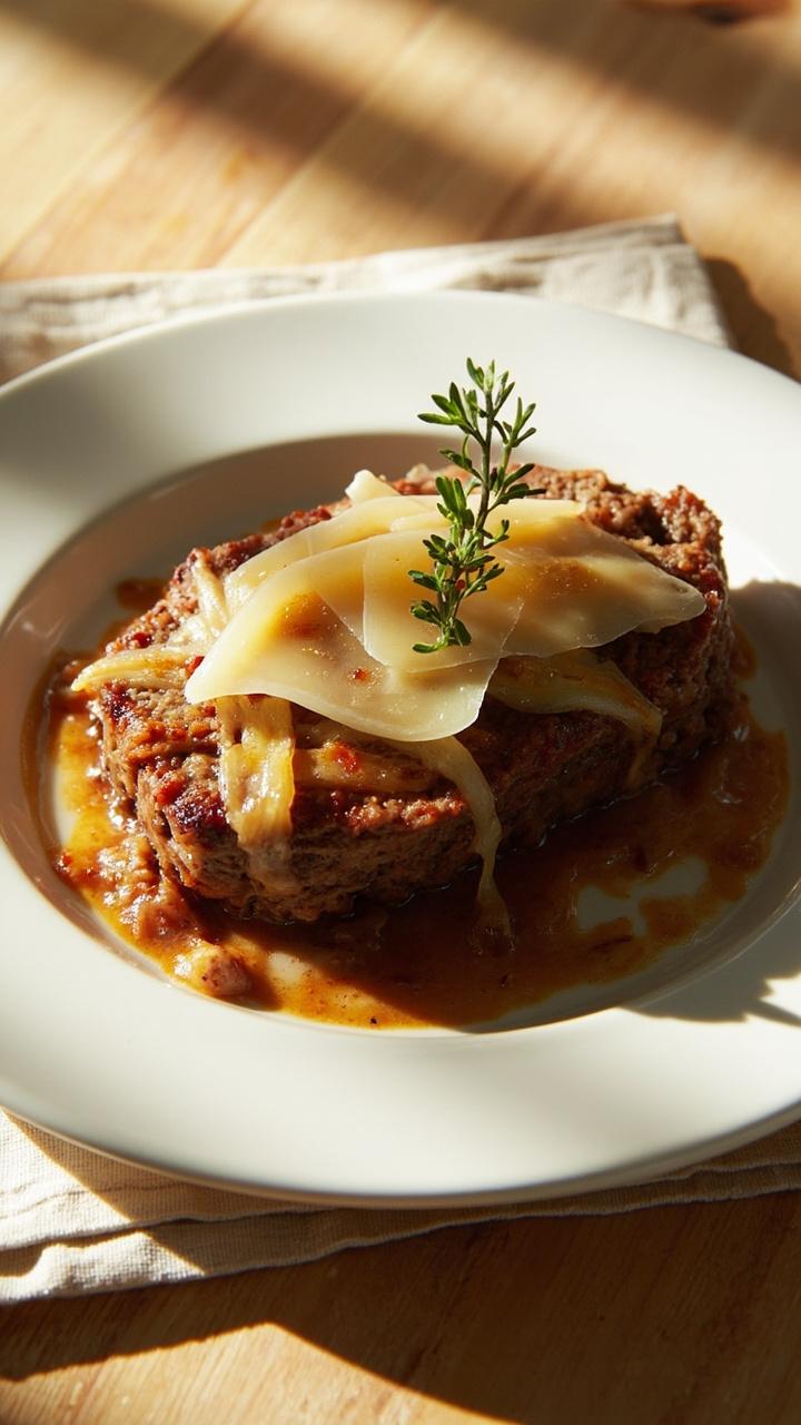 French Onion Meatloaf