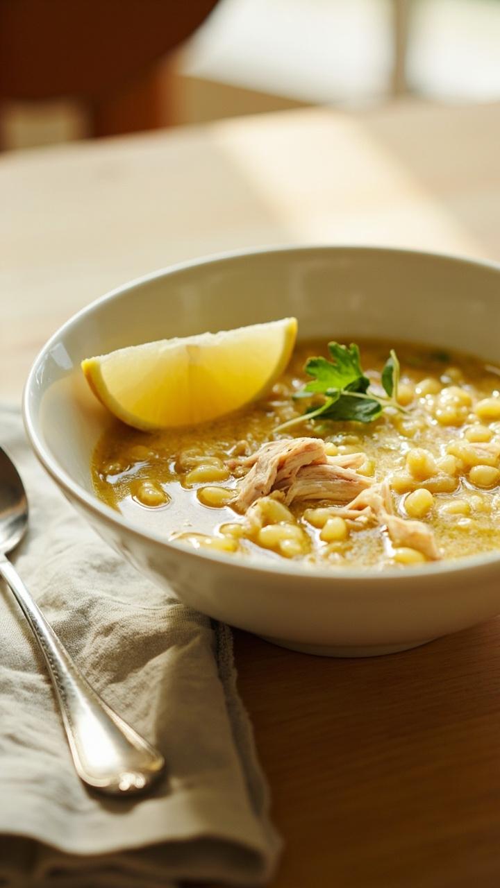 Lemon Chicken Orzo Soup