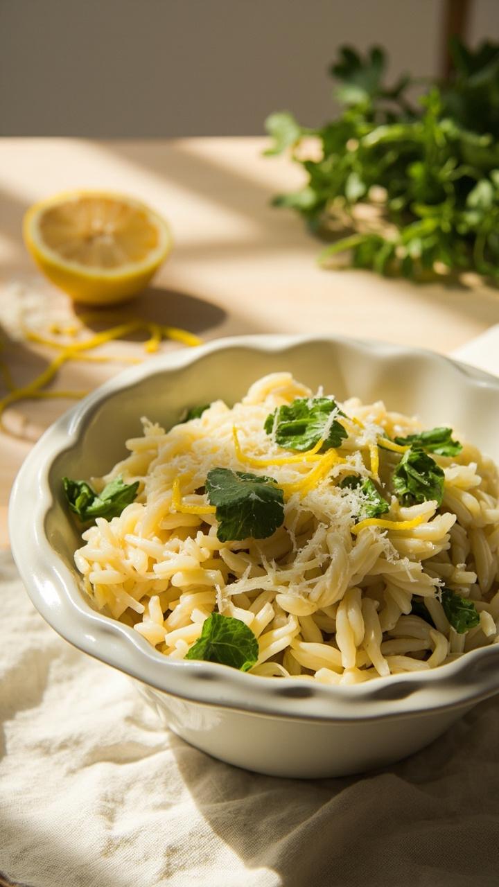 Lemon Orzo