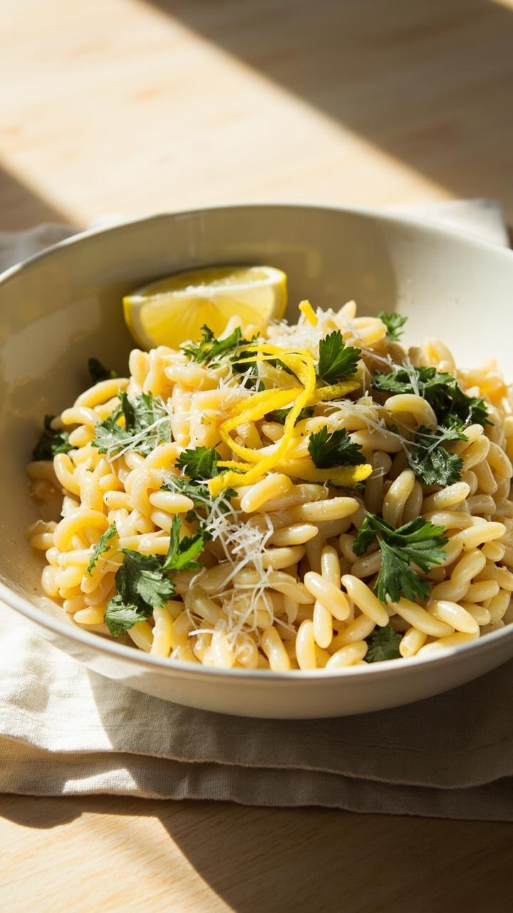 Lemon Orzo