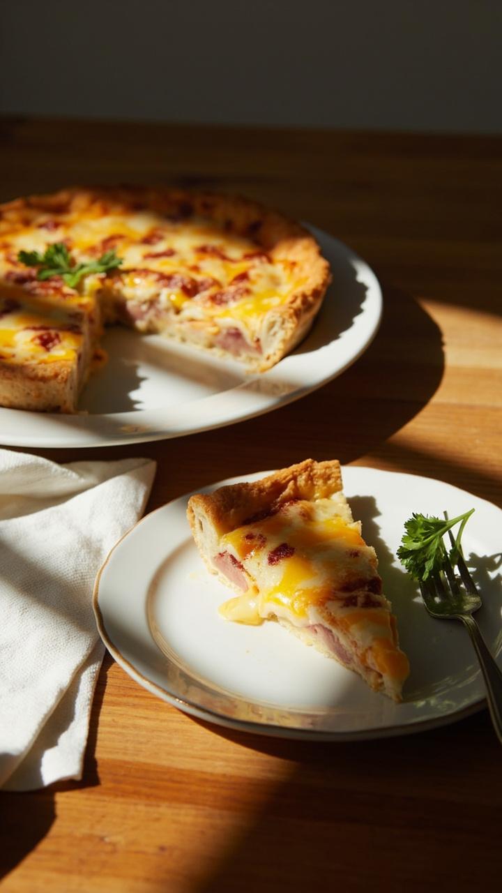Ham And Cheese Quiche