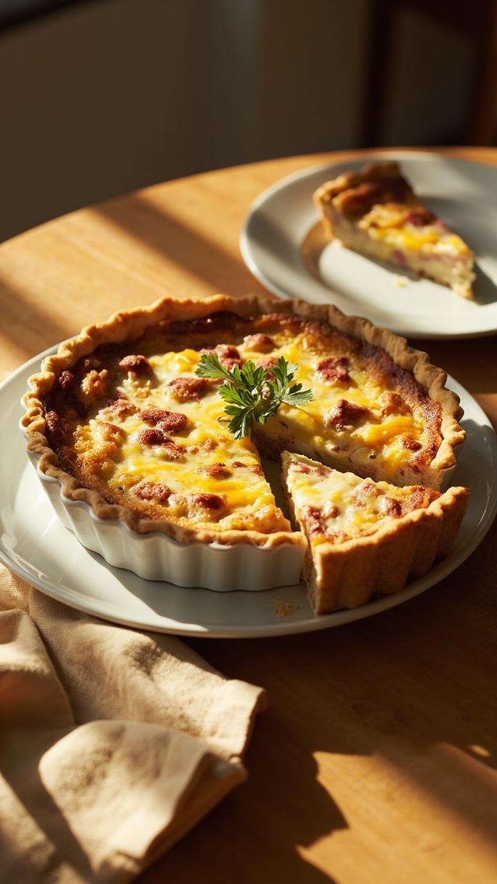 Ham And Cheese Quiche