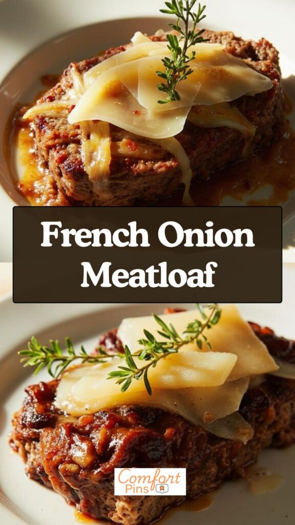 French Onion Meatloaf