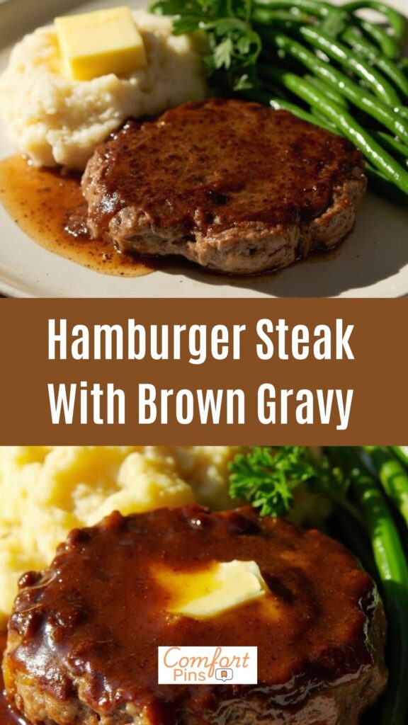 Hamburger Steak With Brown Gravy