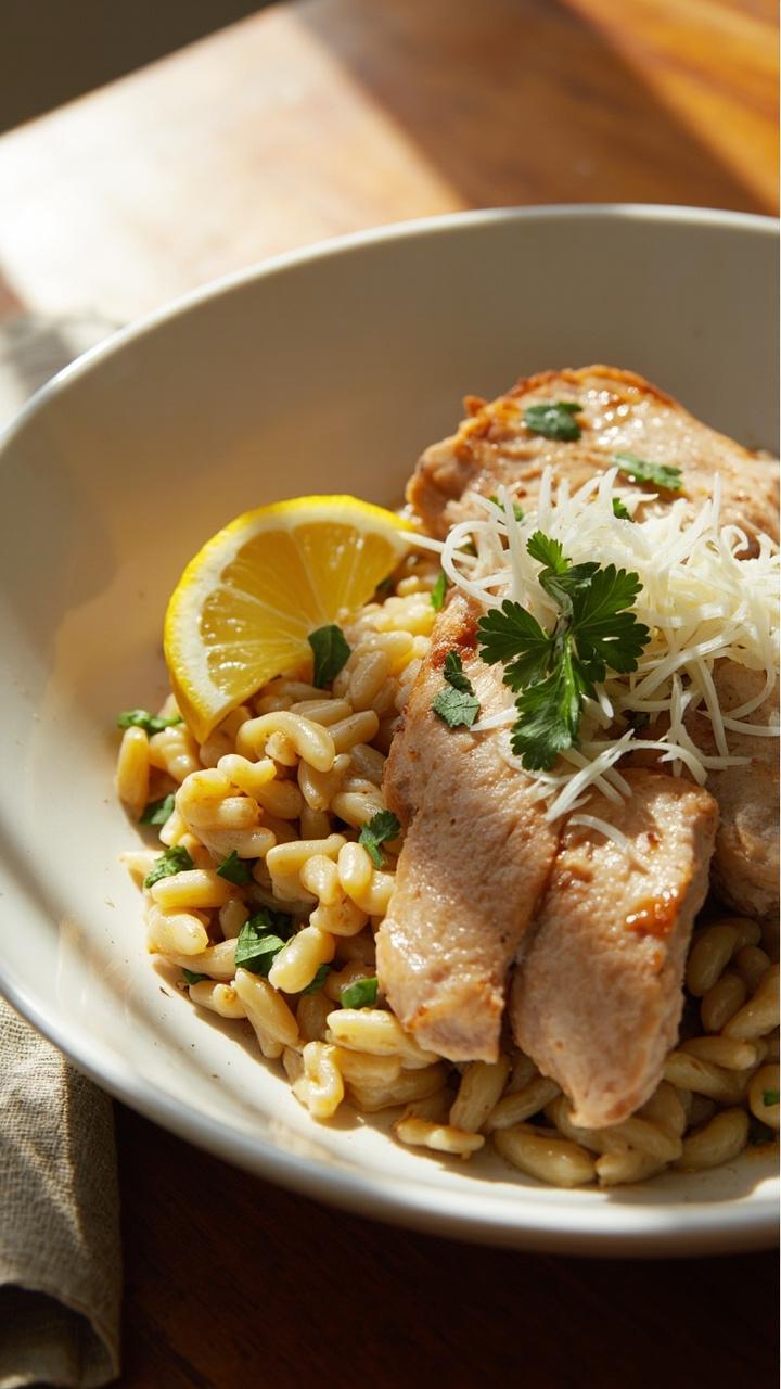 Lemon Chicken Orzo