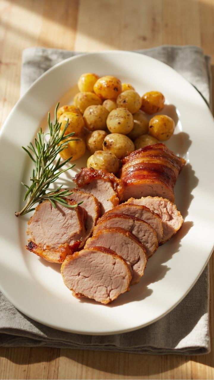 Bacon Wrapped Pork Tenderloin