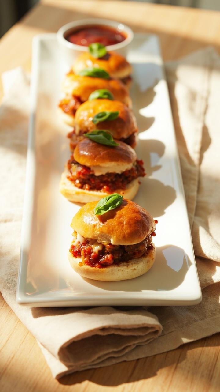 Meatball Sliders Hawaiian Rolls