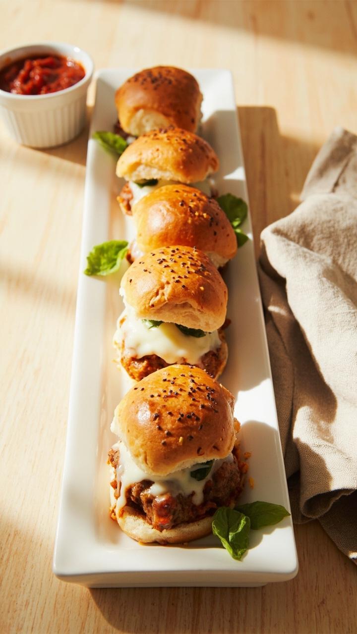 Meatball Sliders Hawaiian Rolls