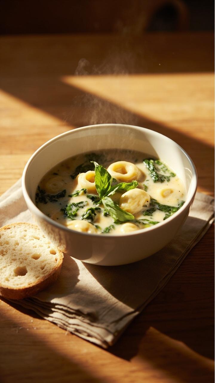 Creamy Tortellini Soup