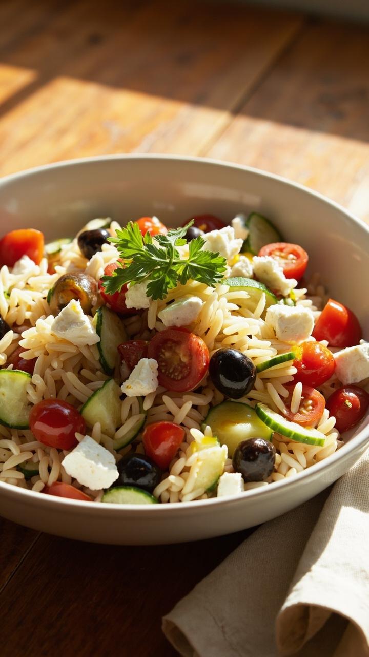 Greek Orzo Salad