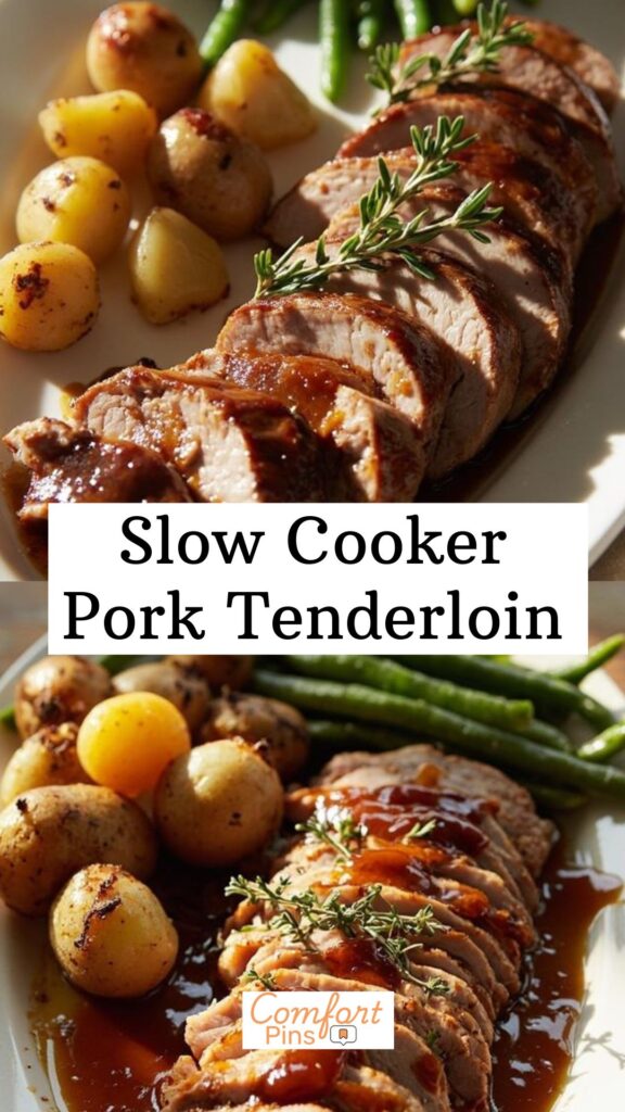 Slow Cooker Pork Tenderloin