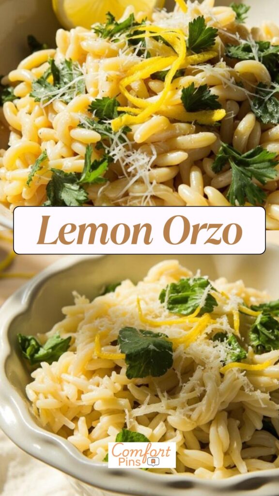 Lemon Orzo Lemon Orzo