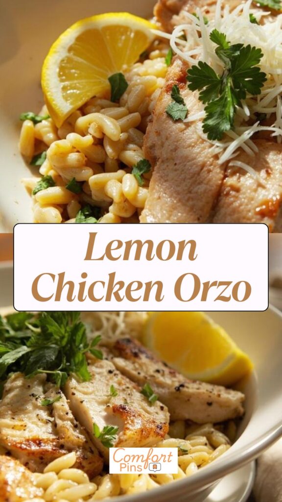 Lemon Chicken Orzo