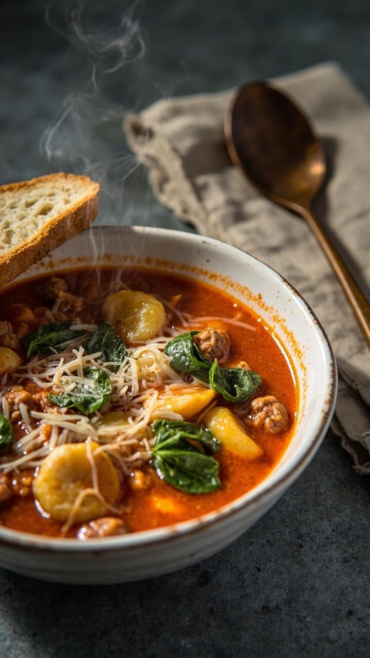 Sausage Gnocchi Soup