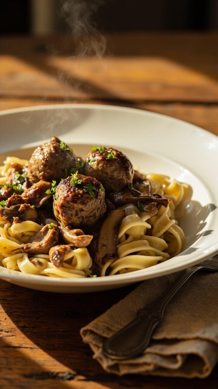 Meatball Stroganoff