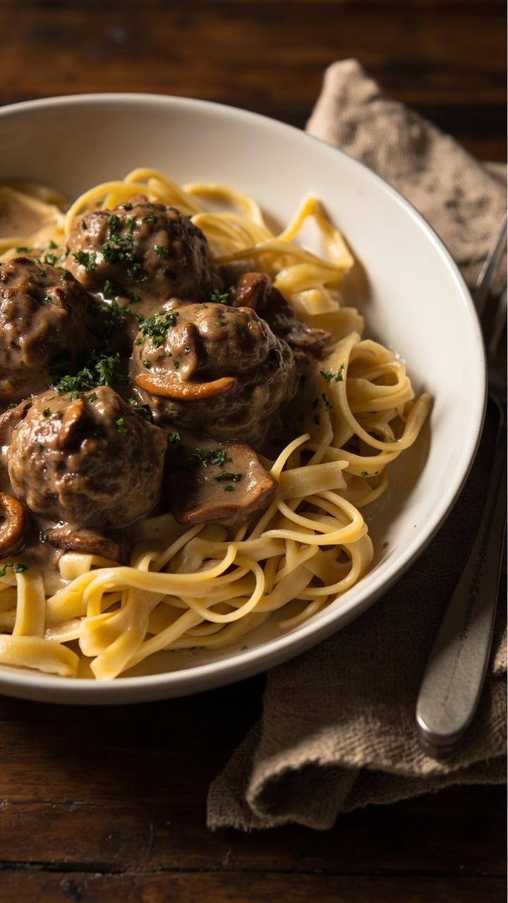 Meatball Stroganoff