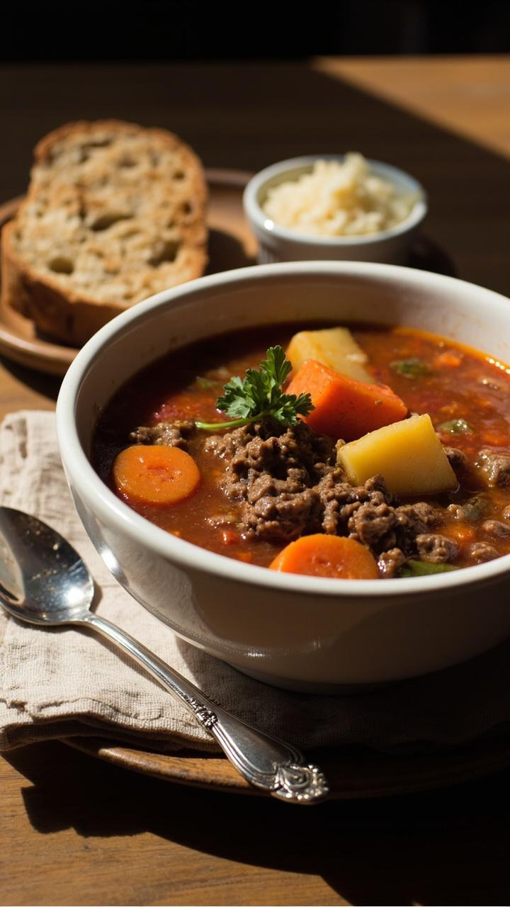 Hamburger Vegetable Soup