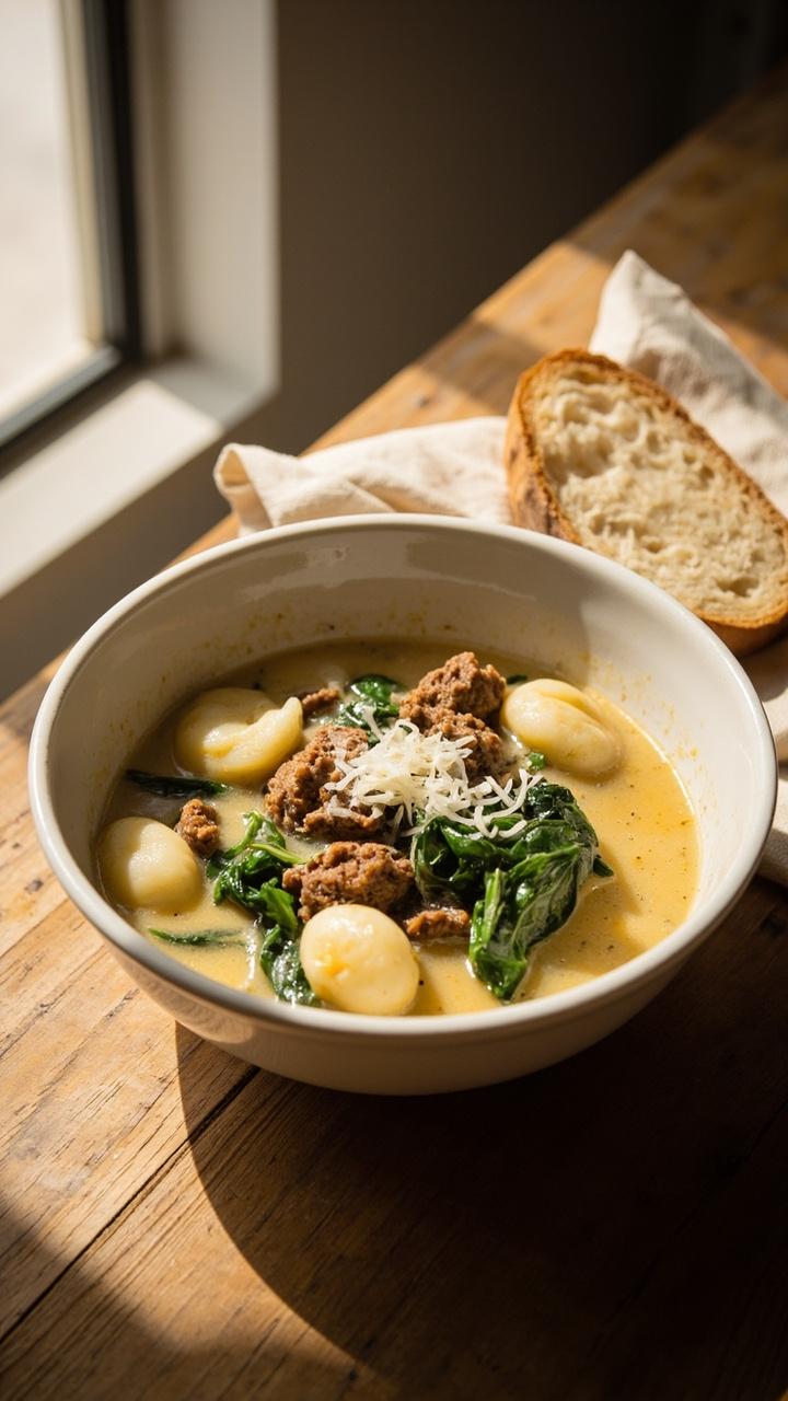 Olive Garden Gnocchi Soup