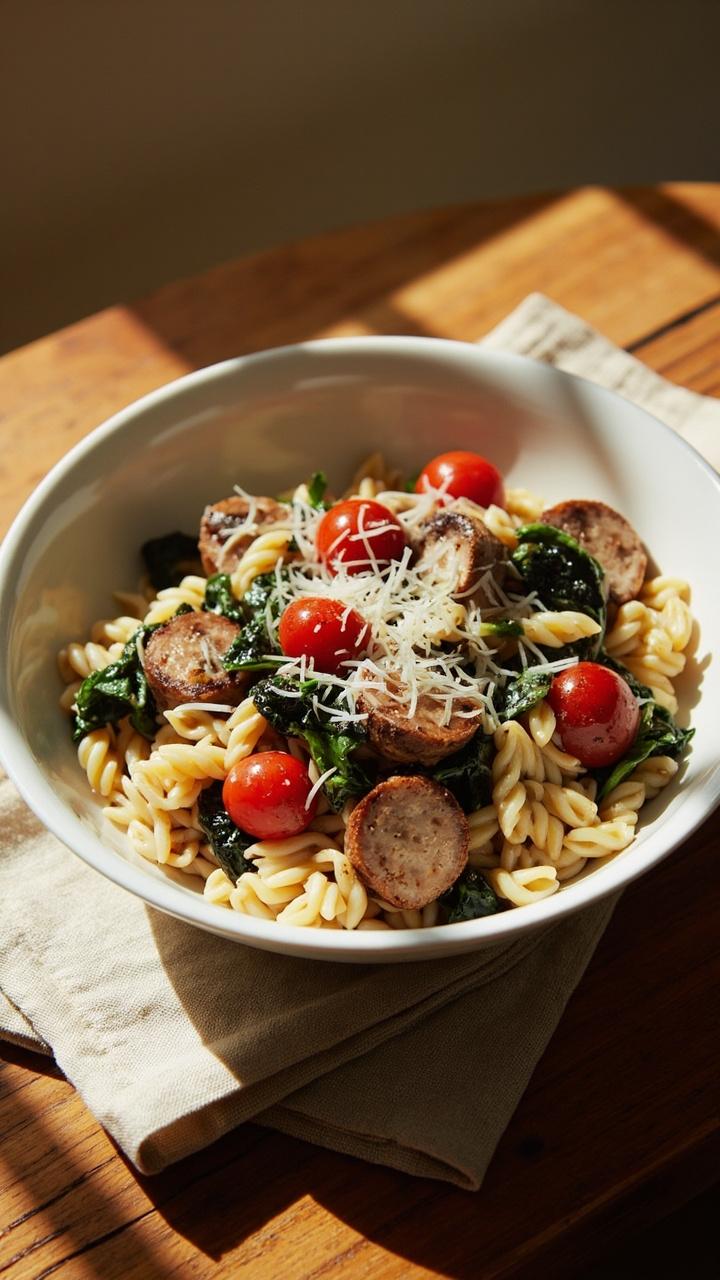 Chicken Sausage Orzo