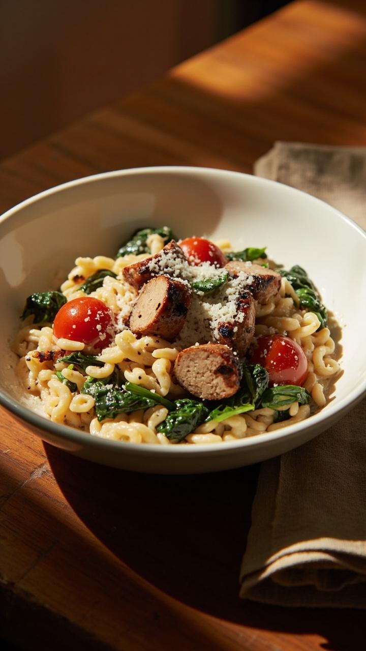 Chicken Sausage Orzo