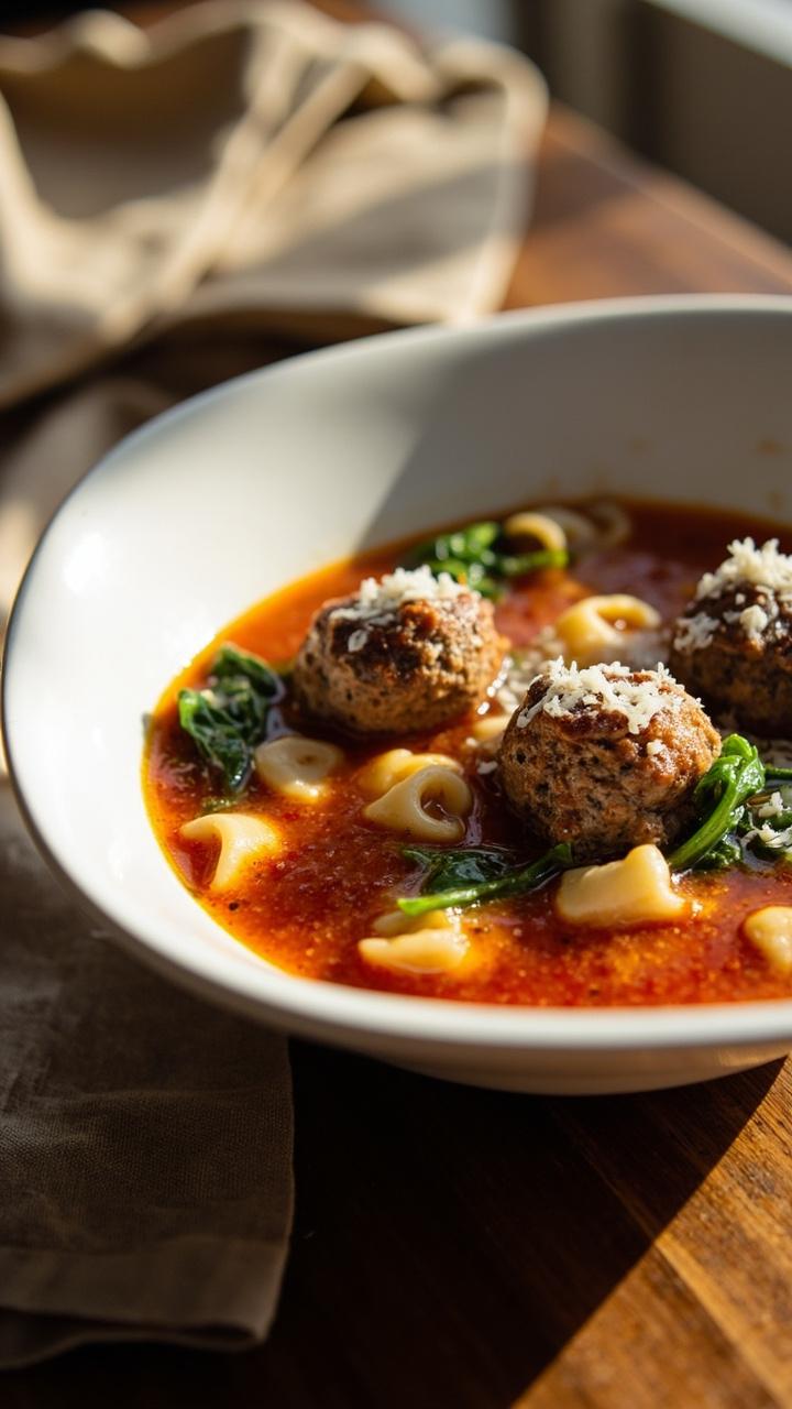 Italian Meatball Soup