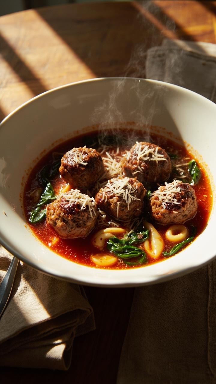 Italian Meatball Soup