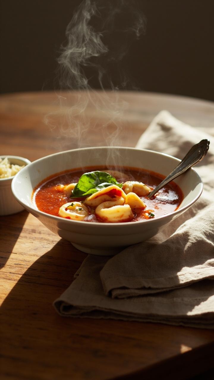 Tomato Tortellini Soup