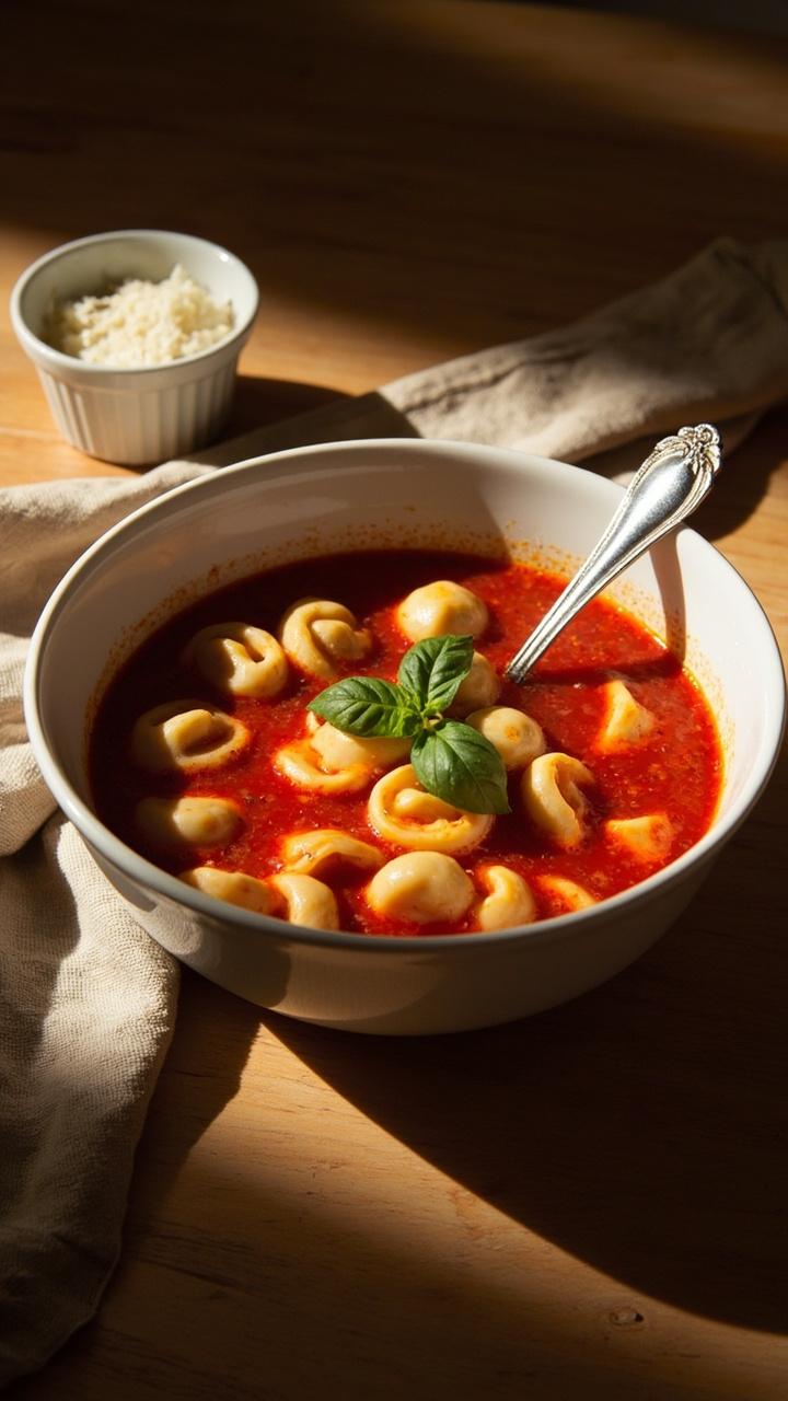Tomato Tortellini Soup