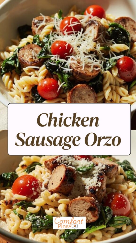 Chicken Sausage Orzo Chicken Sausage Orzo