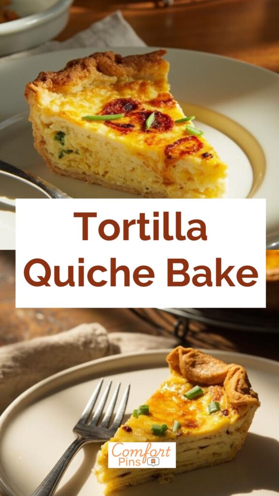 Tortilla Quiche Bake