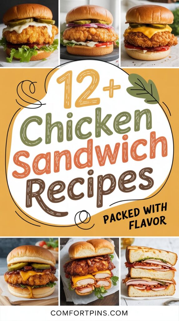12+ Chicken Sandwich Recipes