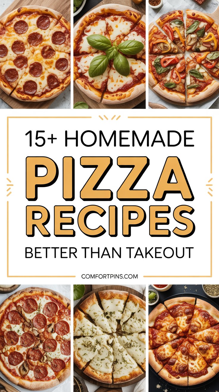 15+ Homemade Pizza Recipes