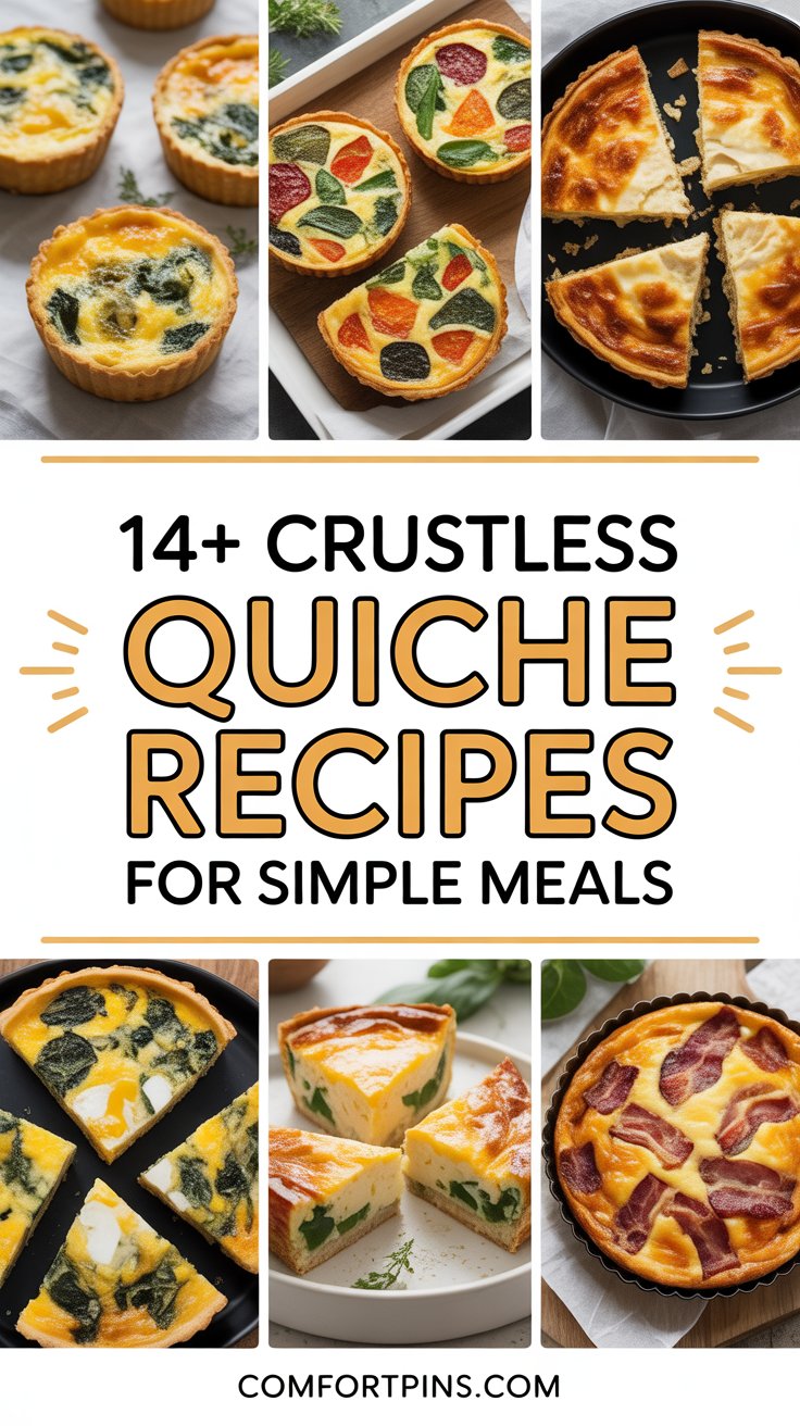 14+ Crustless Quiche Recipes for Simple Meals
