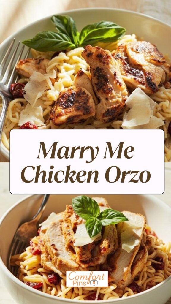 Marry Me Chicken Orzo