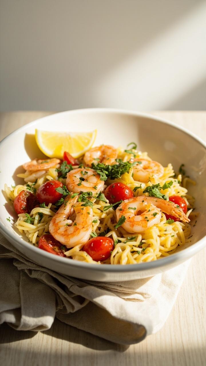 Shrimp Orzo