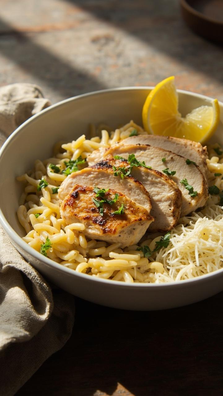 Lemon Orzo Chicken