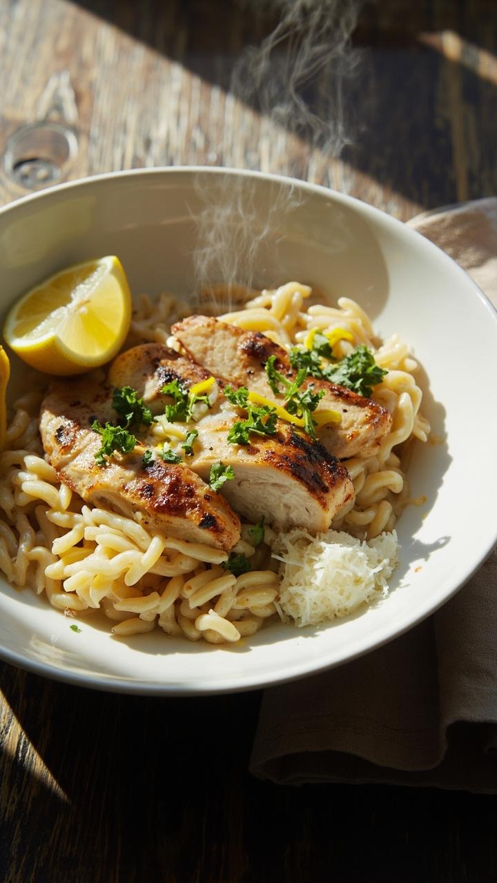 Lemon Orzo Chicken