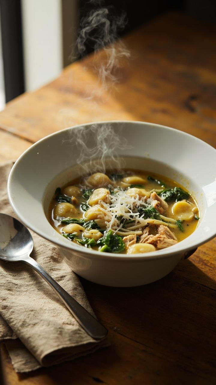 Crockpot Chicken Gnocchi Soup