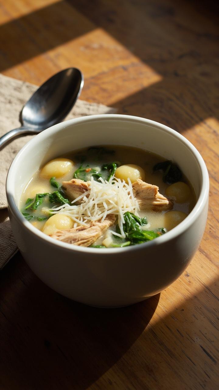 Crockpot Chicken Gnocchi Soup