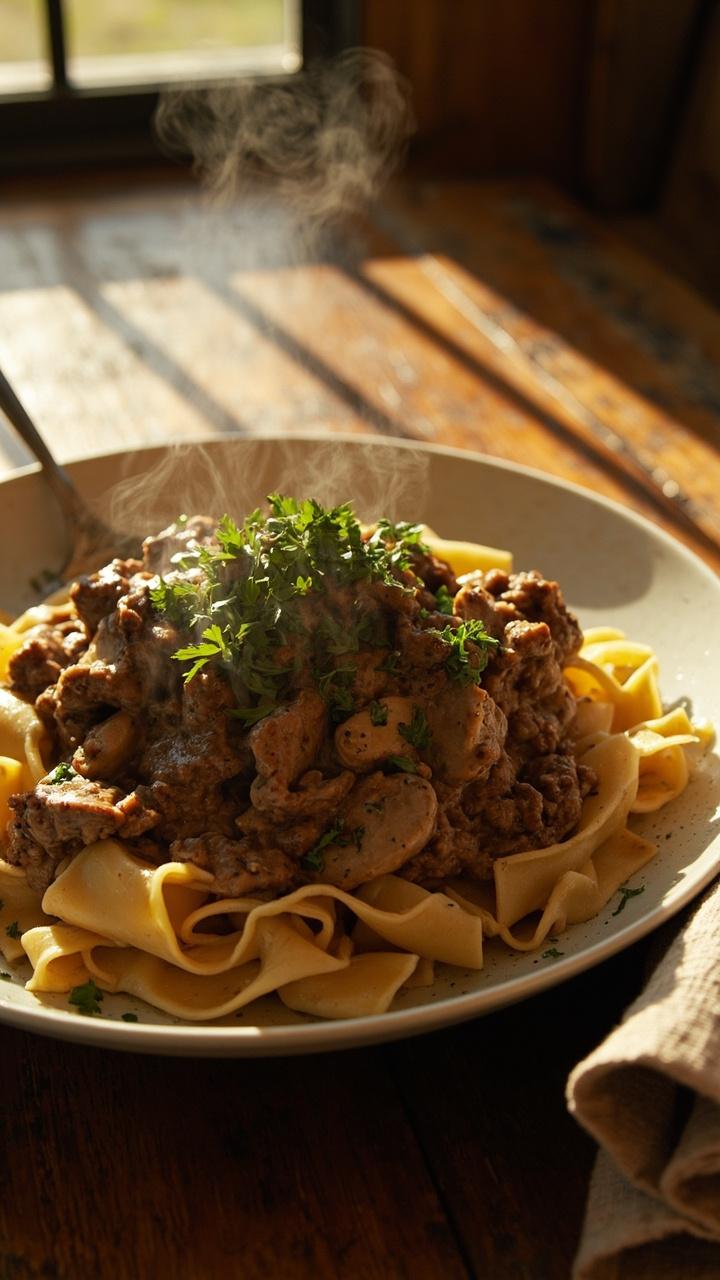 Hamburger Stroganoff