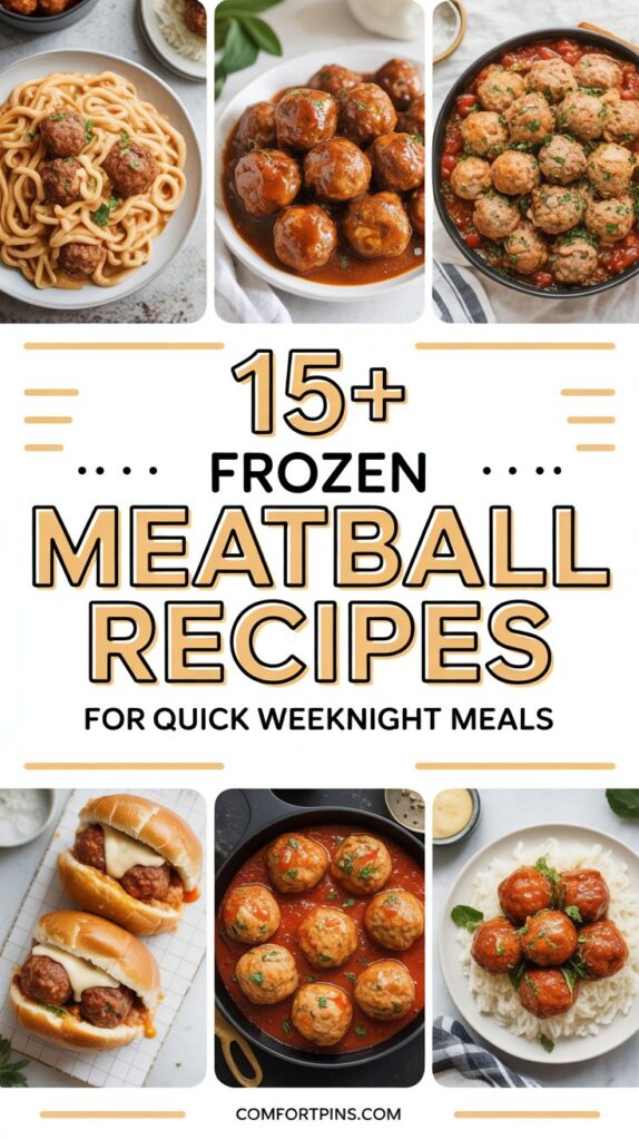 15+ Frozen Meatball Recipes for Quick Weeknight Meals