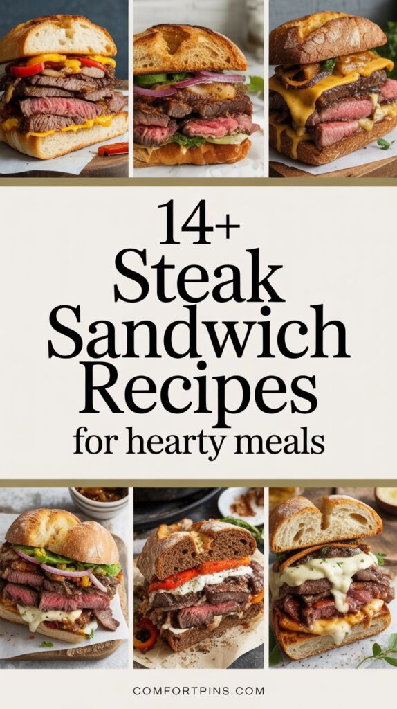 14+ Steak Sandwich Recipes for Hearty Meals