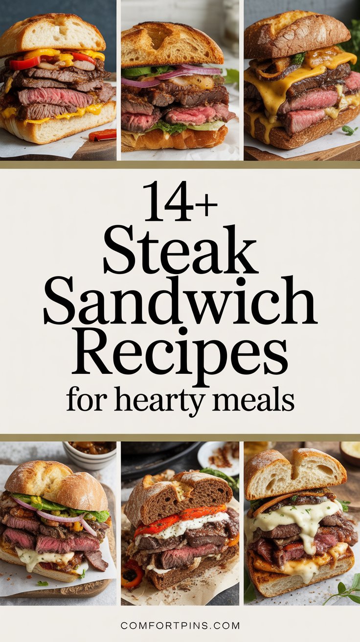 14+ Steak Sandwich Recipes for Hearty Meals