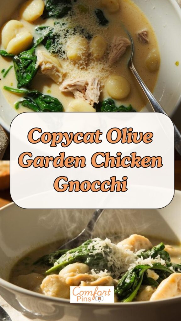 Copycat Olive Garden Chicken Gnocchi