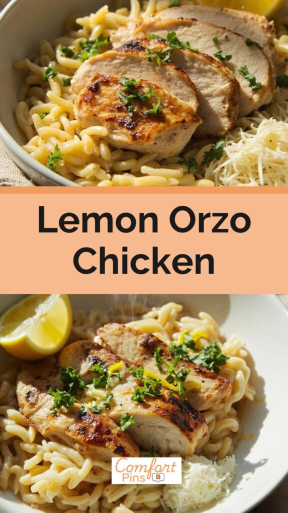 Lemon Orzo Chicken