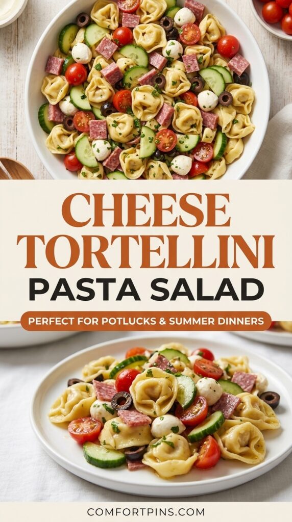 Cheese Tortellini Pasta Salad Cheese Tortellini Pasta Salad