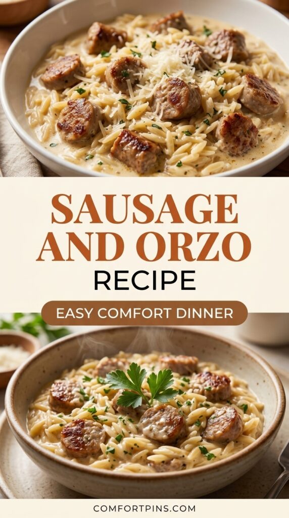 Sausage And Orzo Recipe