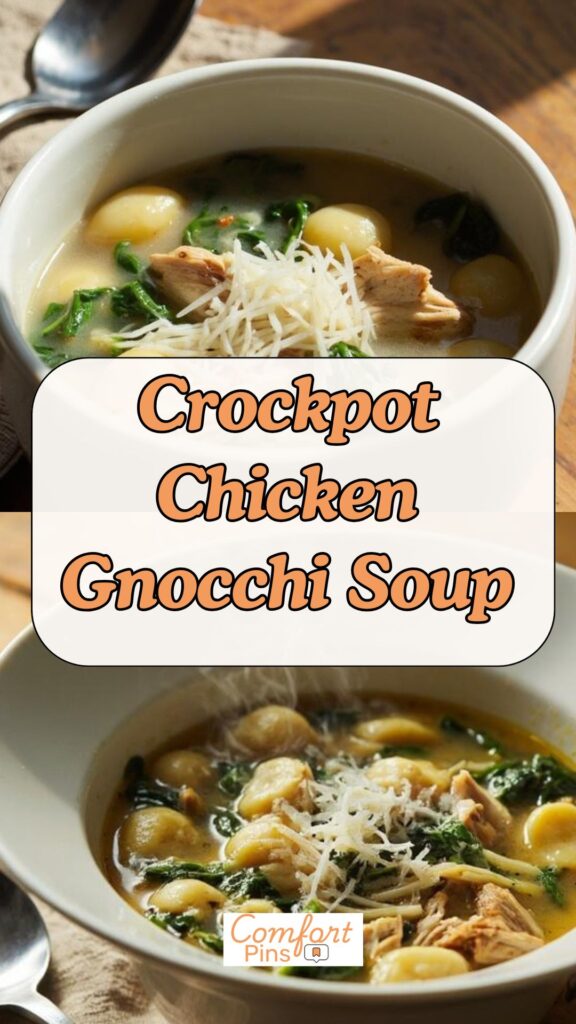 Crockpot Chicken Gnocchi Soup