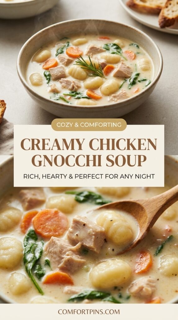 Creamy Chicken Gnocchi Soup